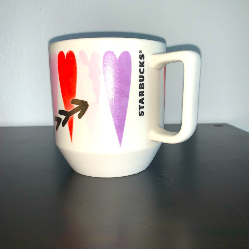 Starbucks 12oz Valentine Heart Coffee Mug
